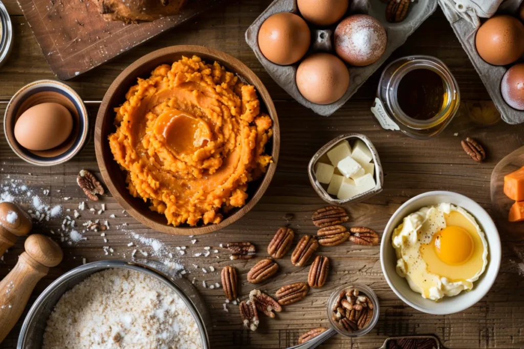 Ruth Chris Sweet Potato Casserole – The Iconic Steakhouse Recipe You Can Make at Home 3 Creamy Crunchy Casserole Texture - Ruth Chris Sweet Potato Casserole – The Iconic Steakhouse Recipe You Can Make at Home